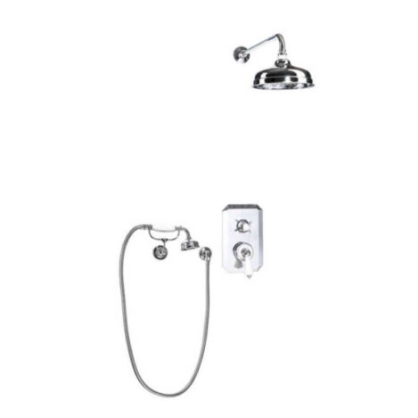 Traditional Concealed thermostatic shower with handset
