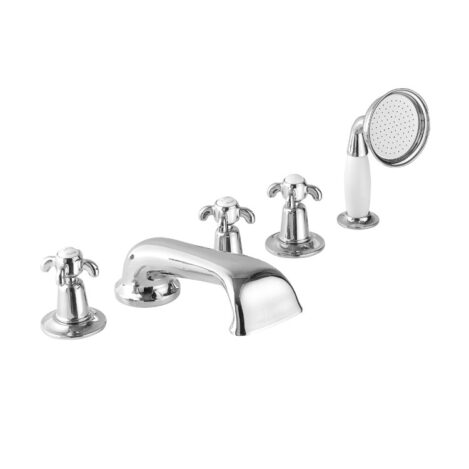 Discovery 5 Hole Bath Mixer With Handset Kenny&Mason
