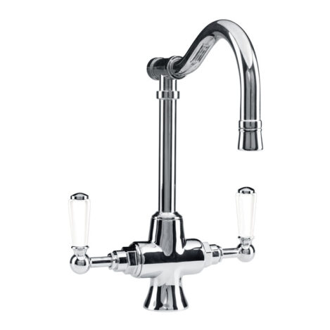 Block Kitchen Bridge Mixer French Spout