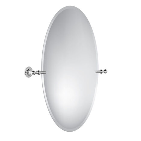 Oval Swivel Bathroom Mirror W500 x H700 mm