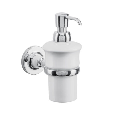 Wall Mounted Soap Dispenser - Porcelain Stem