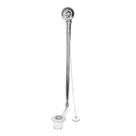 Exposed Bath Waste & Overflow With Porcelain Plug