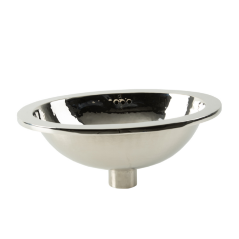 Oval Nickel basin